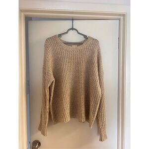 Sky & Sparrow tan sweater size XL